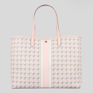 Tory Burch Pink Geo logo Tote
